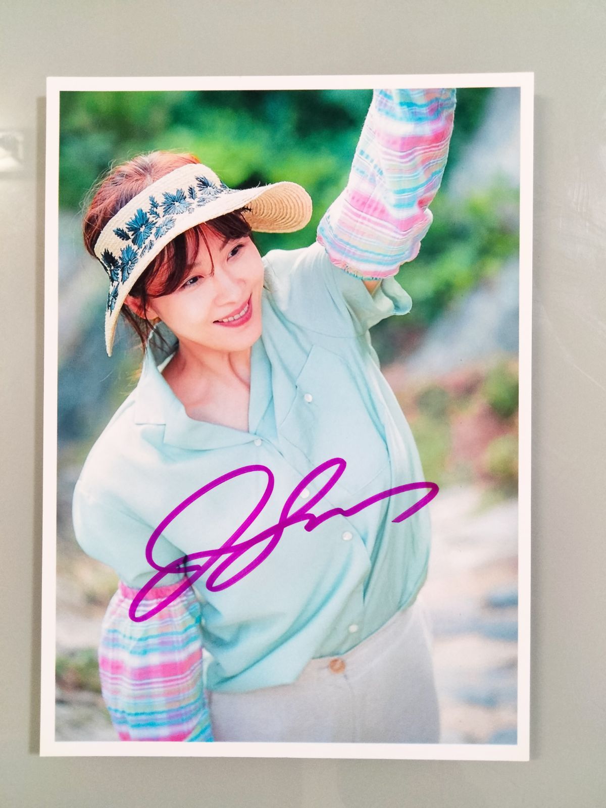 ハ・ジウォン直筆サイン入り2Lサイズ写真…Ha Ji-won … ハ