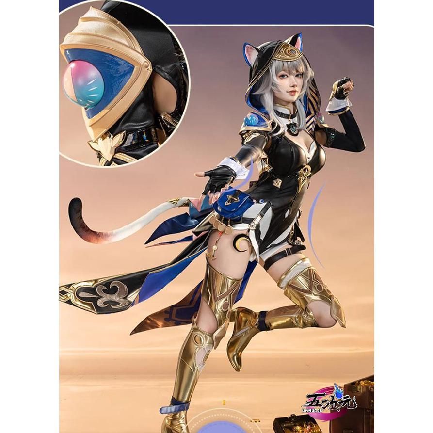 新品 猫屋小舗 崩壊スターレイル コスプレ サフェル 衣装 ※ウィッグ 靴