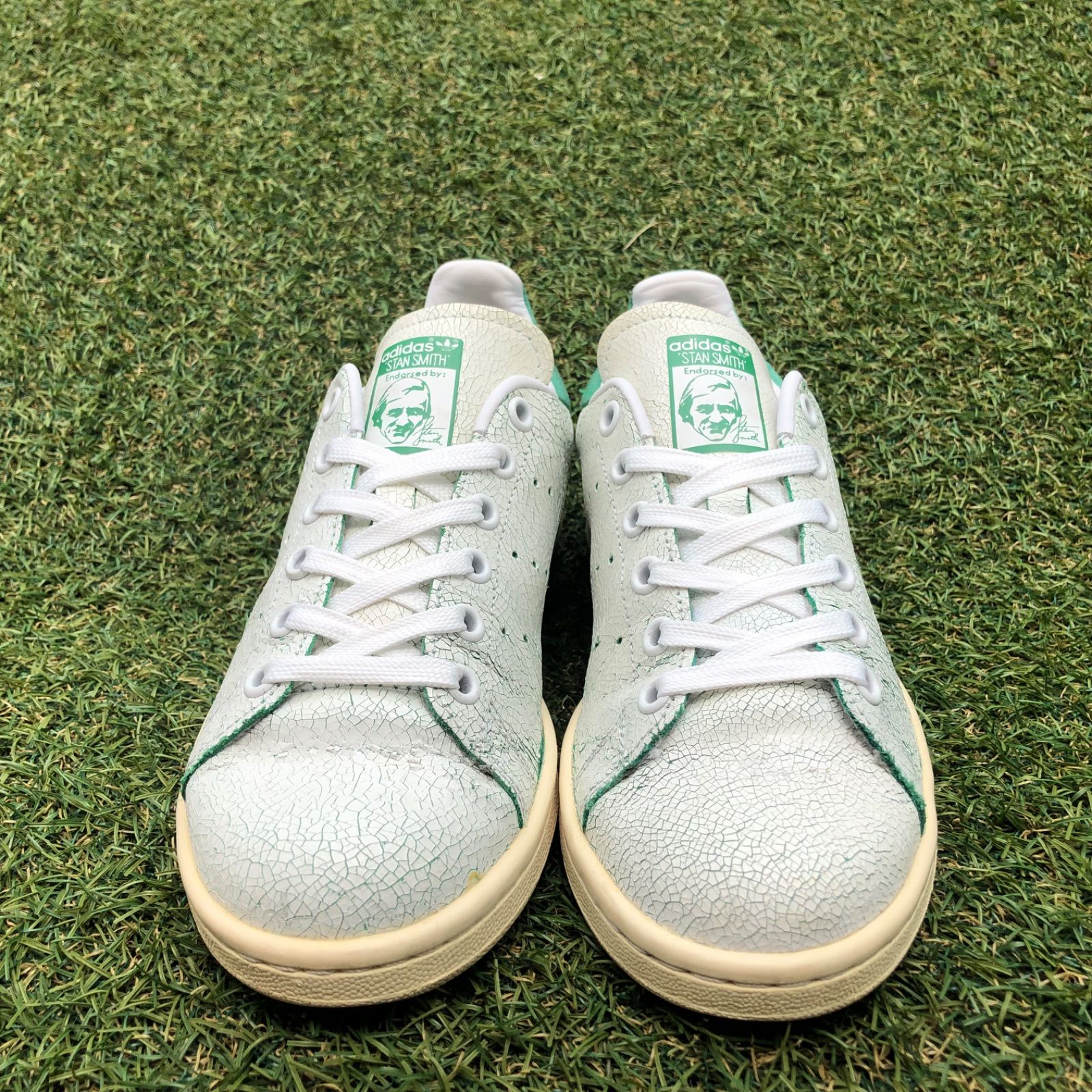 美品23 adidas STANSMITH アディダス スタンスミス H529 - メルカリ