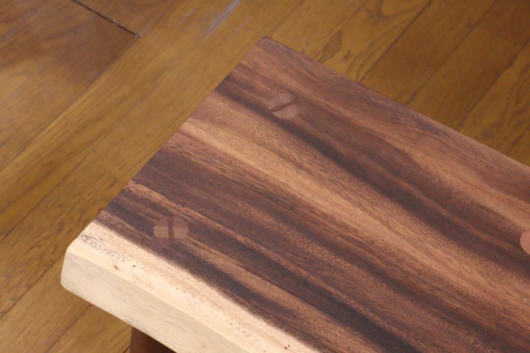 モンキーポッド スツール 一枚板 木製 チェア 管理2 - 輸入家具の 