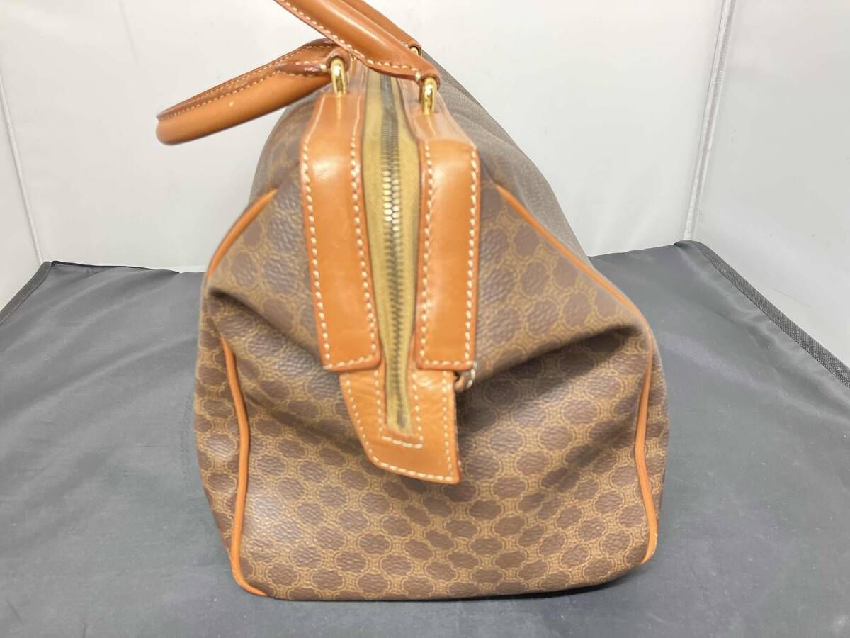 優しい CELINE セリーヌ マカダム ミニボストンバッグ ボストンバッグ M95 ブラウン系 茶系 バッグ 鞄 ご注文期待致します!