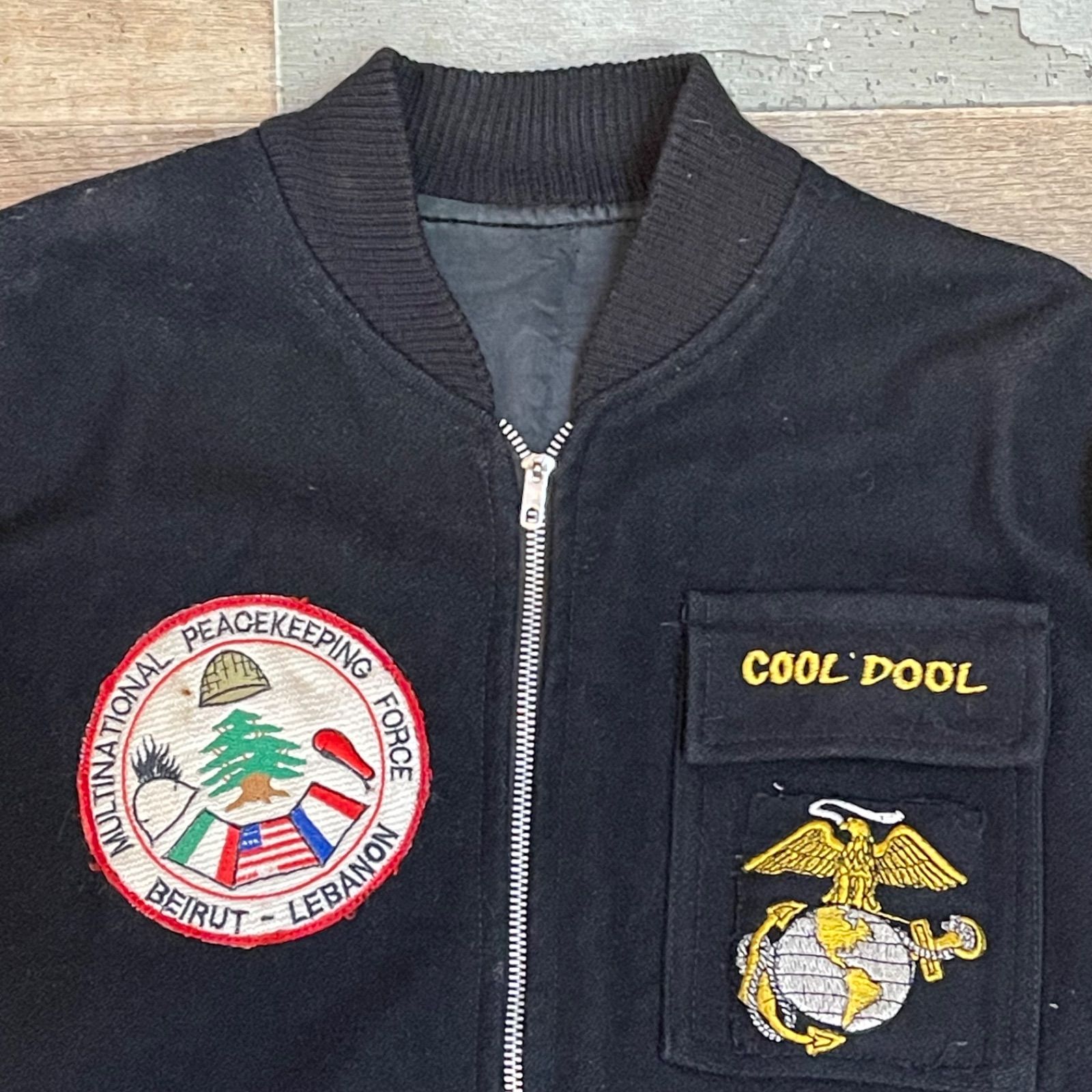 Y*ä様 80s ussツアージャケット 80s US.NAVY USS.GUAM ツアージャケット スーベニア