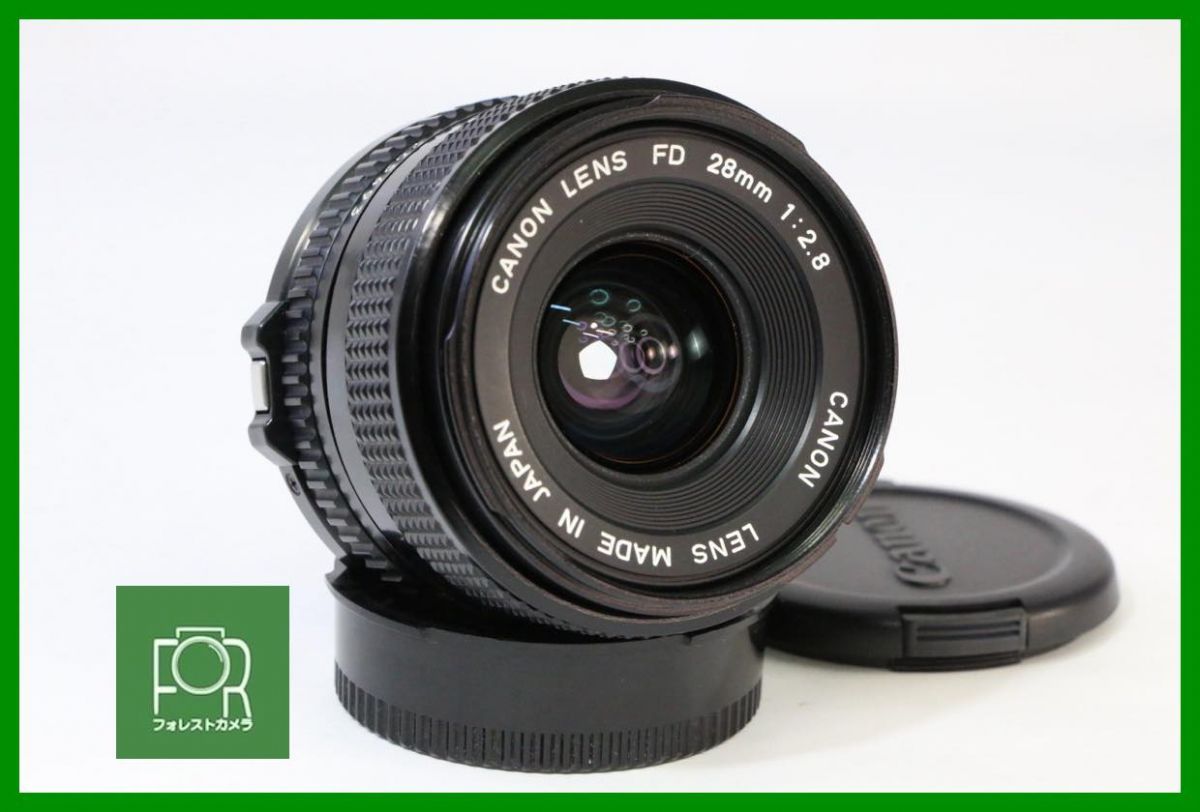 同梱 点検済 キヤノン Canon NEW FD 28mm F2.8 前後キャップ付き 3970