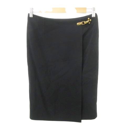GUCCI グッチ ひざ丈スカート 黒 38(S位) 4103625M0228 GUCCI グッチ イタリア製 ミディ丈 タイトスカート 38 ブラック