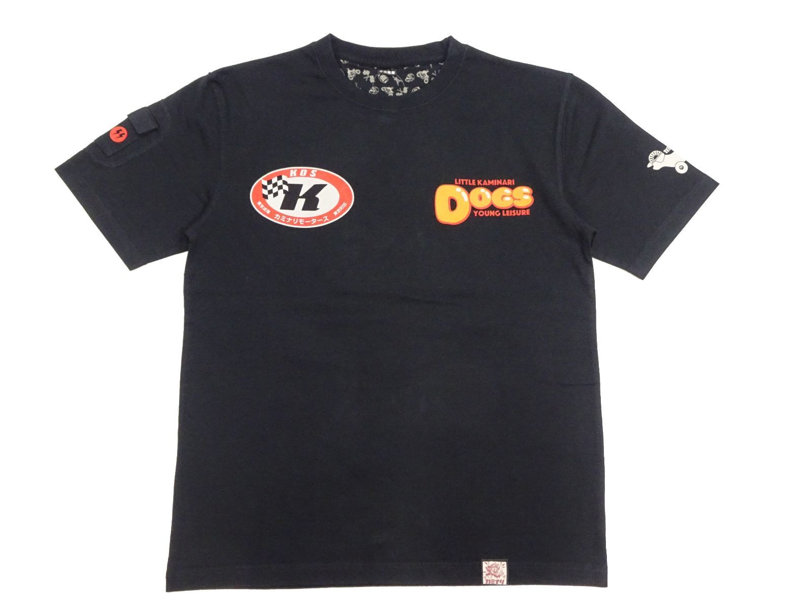 45R 小麦デニムのタックレースTシャツ 45R 小麦デニムのタックレースTシャツ