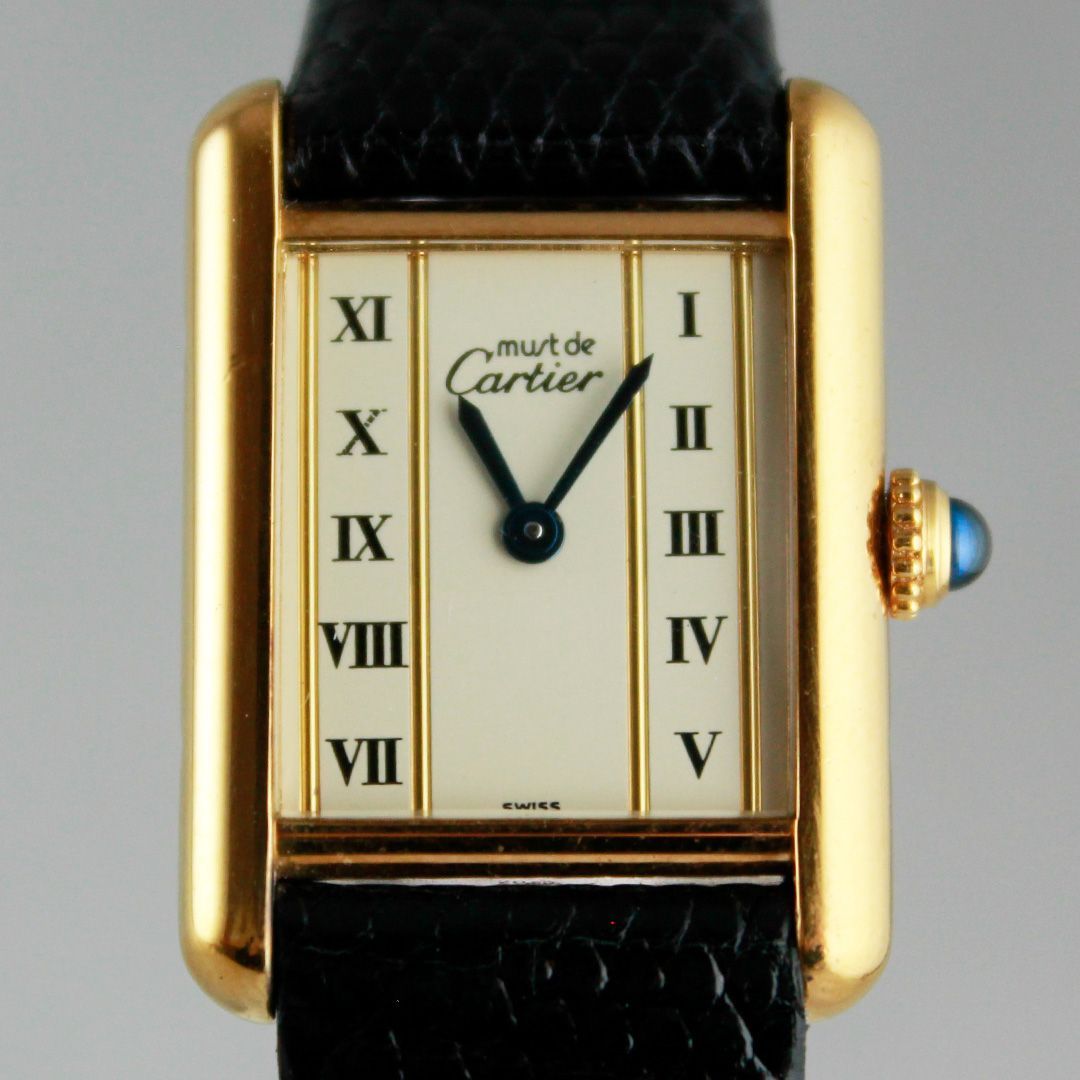 T089 カルティエ ヴェルメイユ マストタンクSM クォーツ ギャラ付き