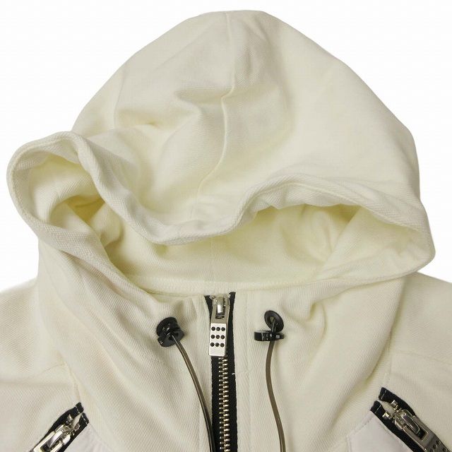 美品 カルペディエム C-DIEM CARPE DIEM TECHNICAL ZIPUP HOODIE テクニカル ジップアップ フーディー パーカー  鹿の子 切替 ストレッチ コットン ロゴ ラバー タグ ブルゾン ジャンパー - メルカリ