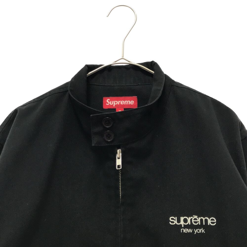 SUPREME (シュプリーム) 11SS skate harrington jacket classic logo ハリントン ジャケット ブラック