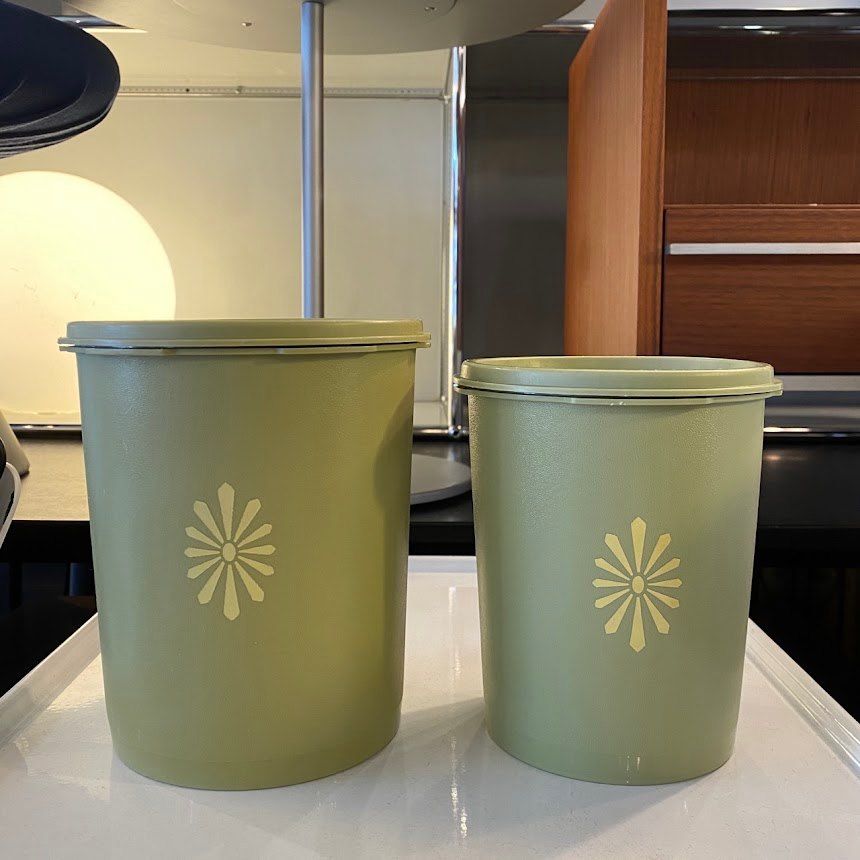 タッパーウェア マキシデコレーター 2個セット 大 小 新品未使用