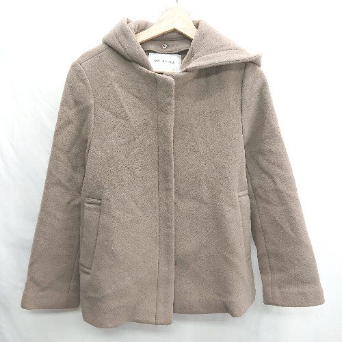 ◇ ⊇ Natural Beauty Basic フード取り外し可能 2WAY 長袖 コート 
