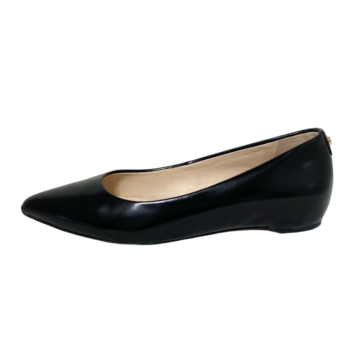 COLE HAAN コールハーン フラットシューズ 5 1|2B レディース - 黒 レザー