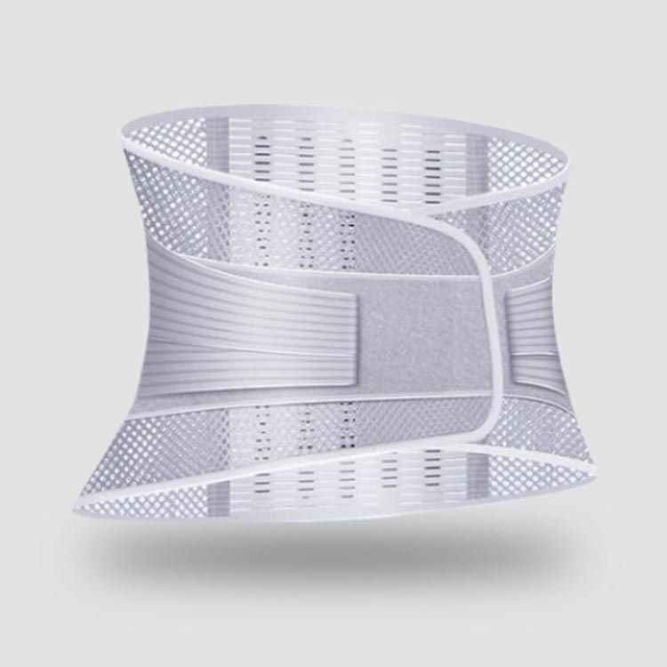 コルセット 腰椎サポーター グレー XL メッシュ生地 腰痛予防 コルセット 腰椎サポーター グレー XL メッシュ生地 腰痛予防