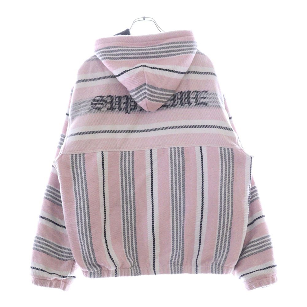 ★Supreme★ウーブン ストライプ フーデッド ジャケット Woven Stripe Hooded Jacket | Supreme 25ss