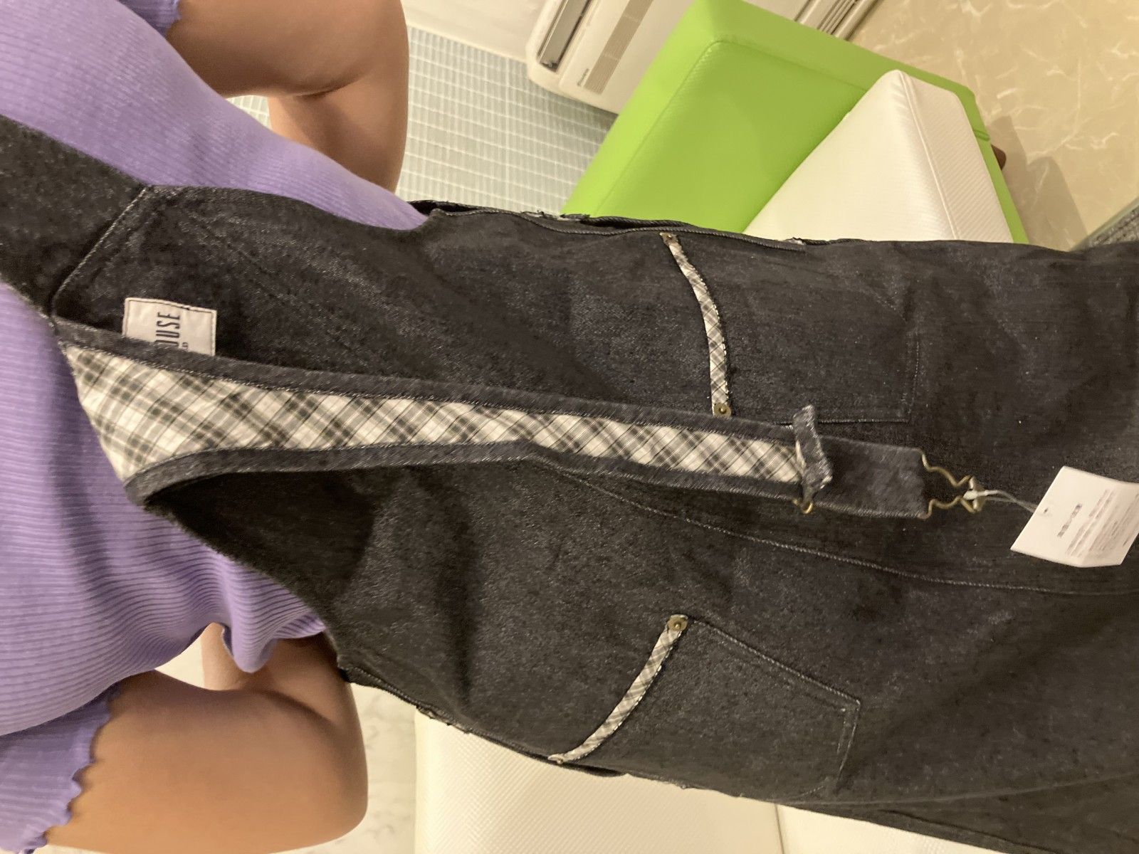 ピンクハウス 黒デニムワンピース タグ付き美品 ＆ 半袖トップス