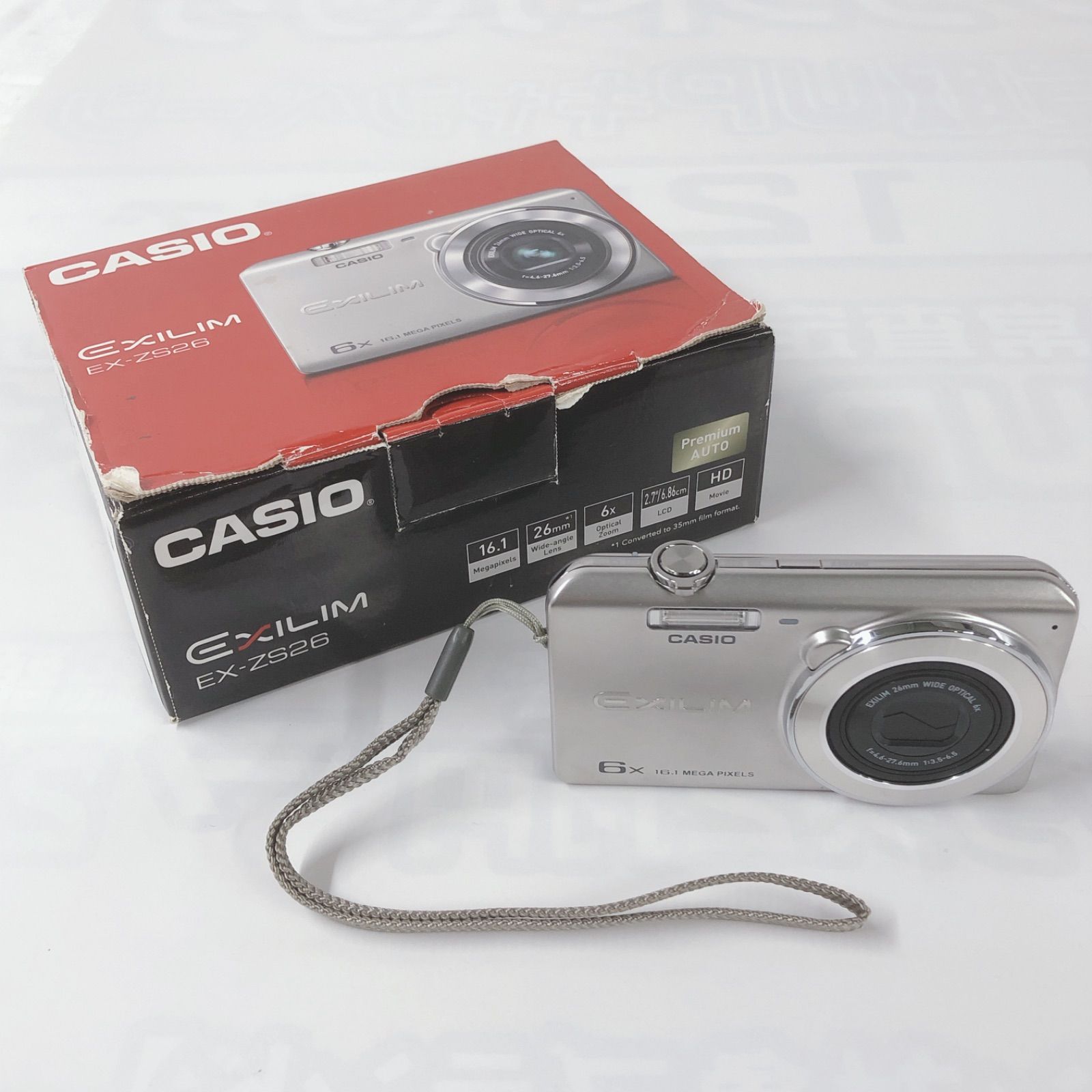 CASIO exilm EX–ZS26 動作未確認 ジャンク CASIO exilm EX–ZS26 動作未確認 ジャンク - メルカリ