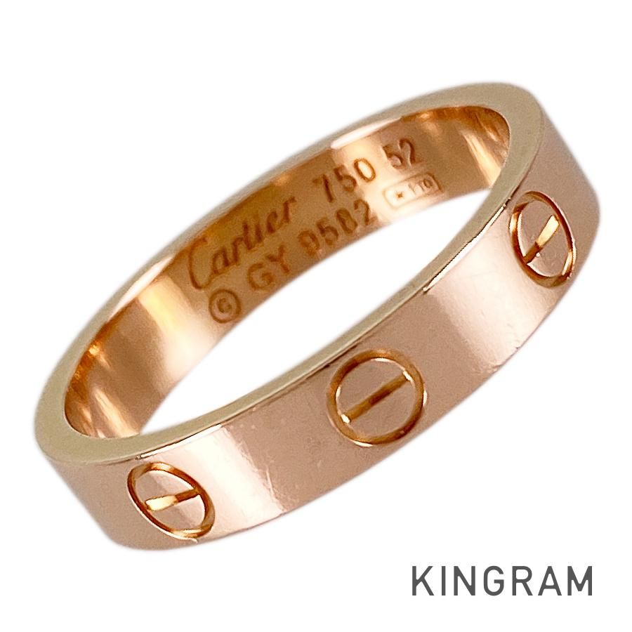 カルティエ CARTIER ミニラブ K18PG 11.5号 51-52 リング sss