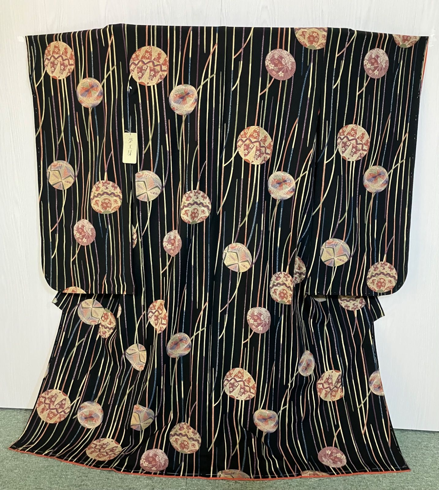 JK1129BK «花ラブリ» 新品 四つ身 ショップ 七五三 女の子 7歳 七歳