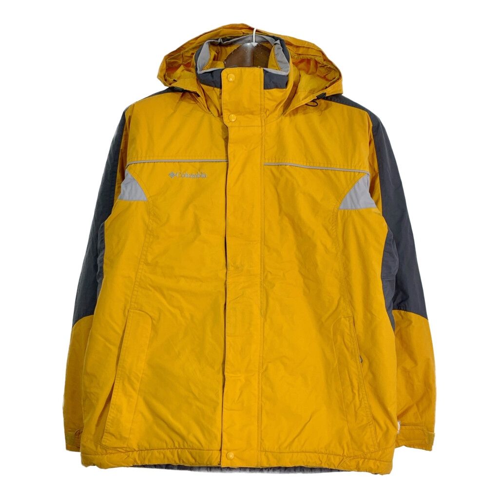 Columbia コロンビア マウンテンパーカー アウトドア イエロー (メンズ M) 中古 古着 T2611