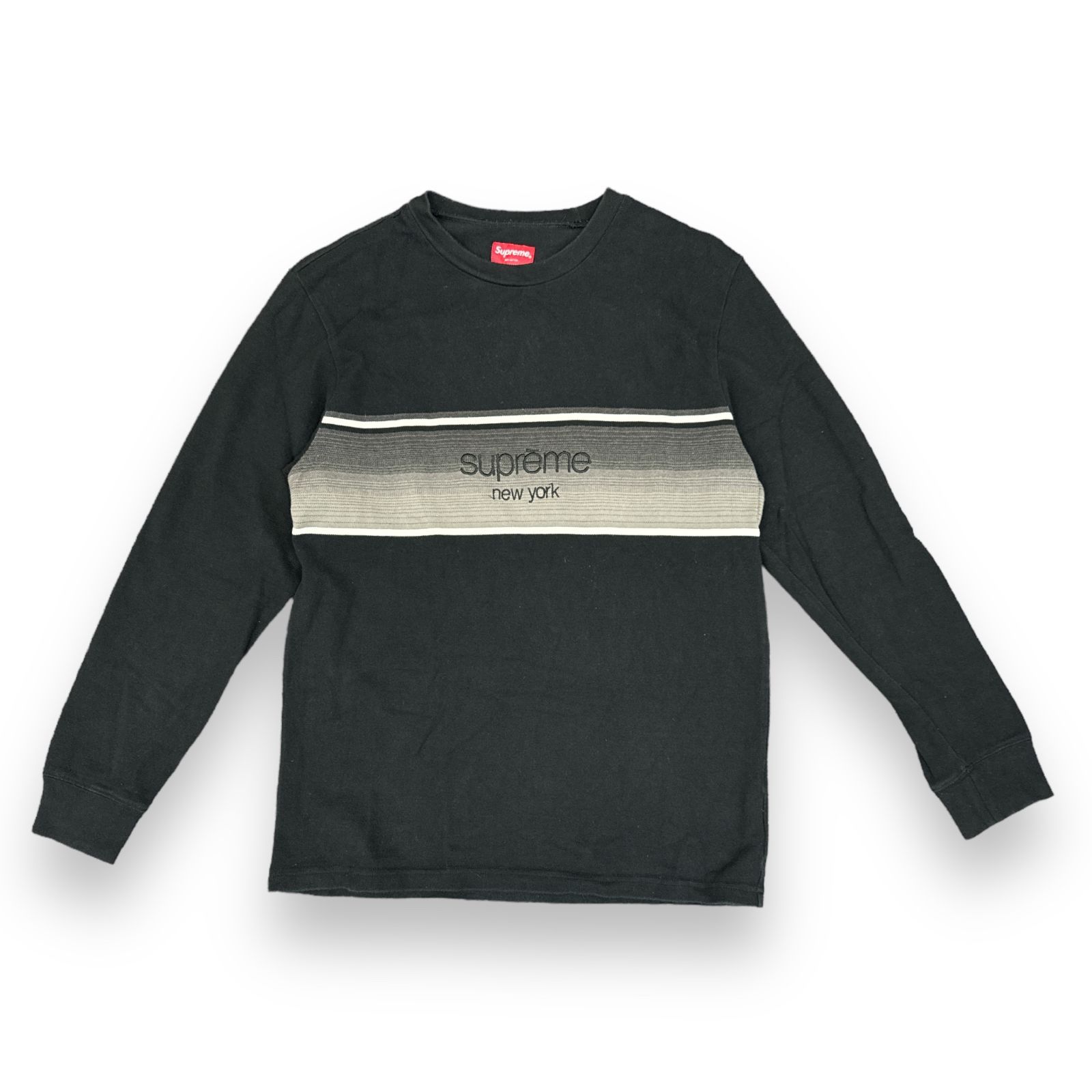 国内正規 Supreme 18SS Shadow Stripe L/S Top シャドーストライプ 