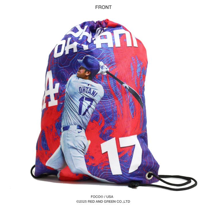 FOCO フォコ MLB ロサンゼルス ドジャース 大谷翔平 公式 ナップサック 