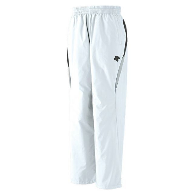 DESCENTE デサント ウインドジャックパンツ ホワイトxブラックxシルバー Mサイズ PJ-320PB WBK | スポーツ スポーツ用品 野球 ベースボール ベースボールウェア トレーニングウェア ボトムス ウイ