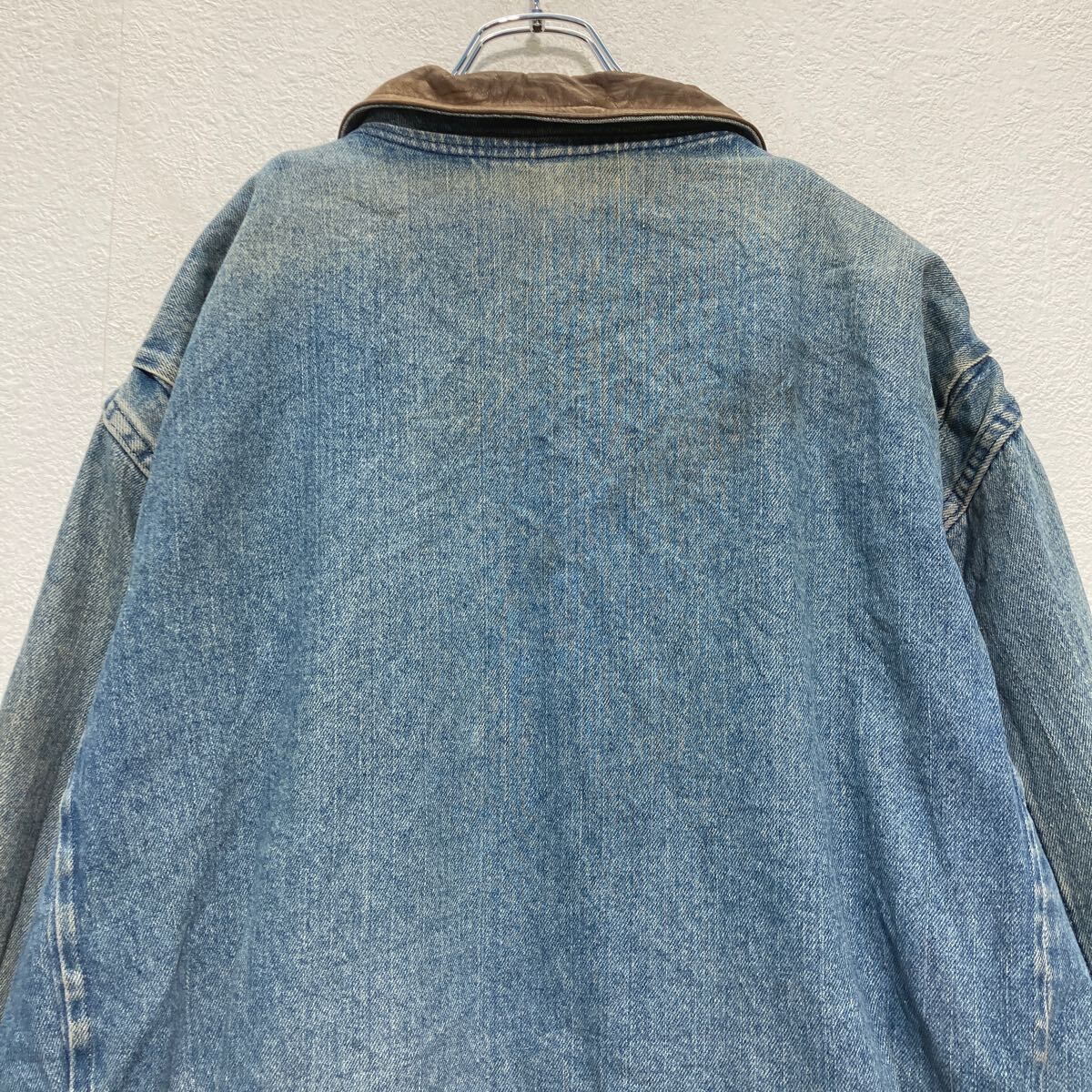 Woolrich デニムカバーオール XL ブルー ウールリッチ 80