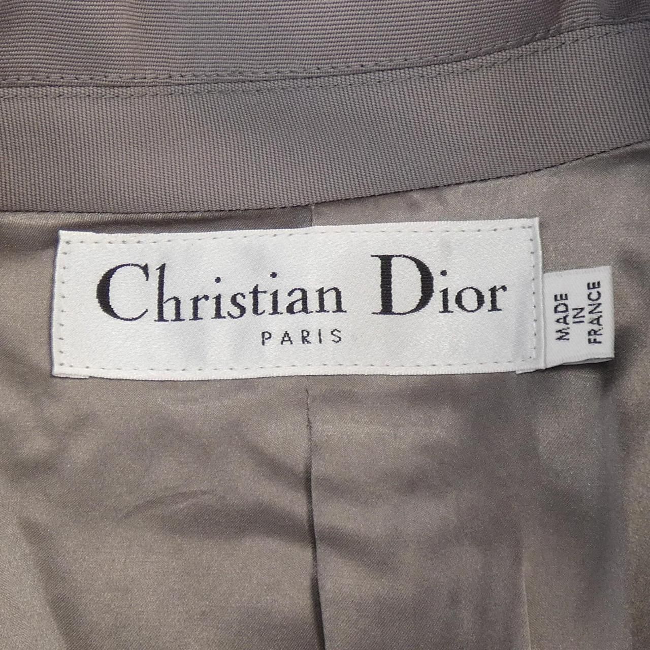 Christian Dior クリスチャンディオール カシミアジャケット DIOR | クロップド ジャケット カナージュ コットンブレンド
