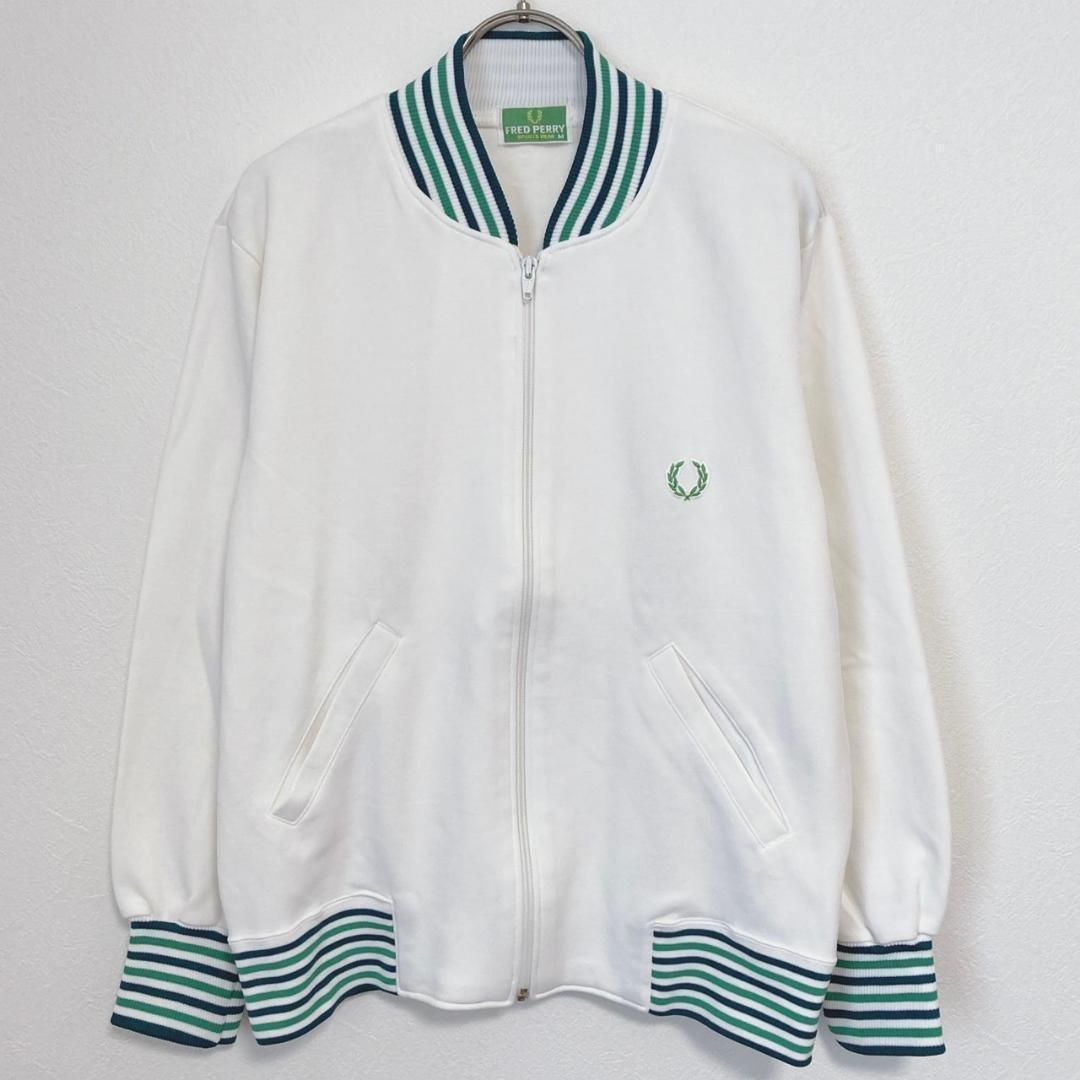 フレッドペリー ビンテージトラックジャケット ジャージ 刺繍ロゴ M