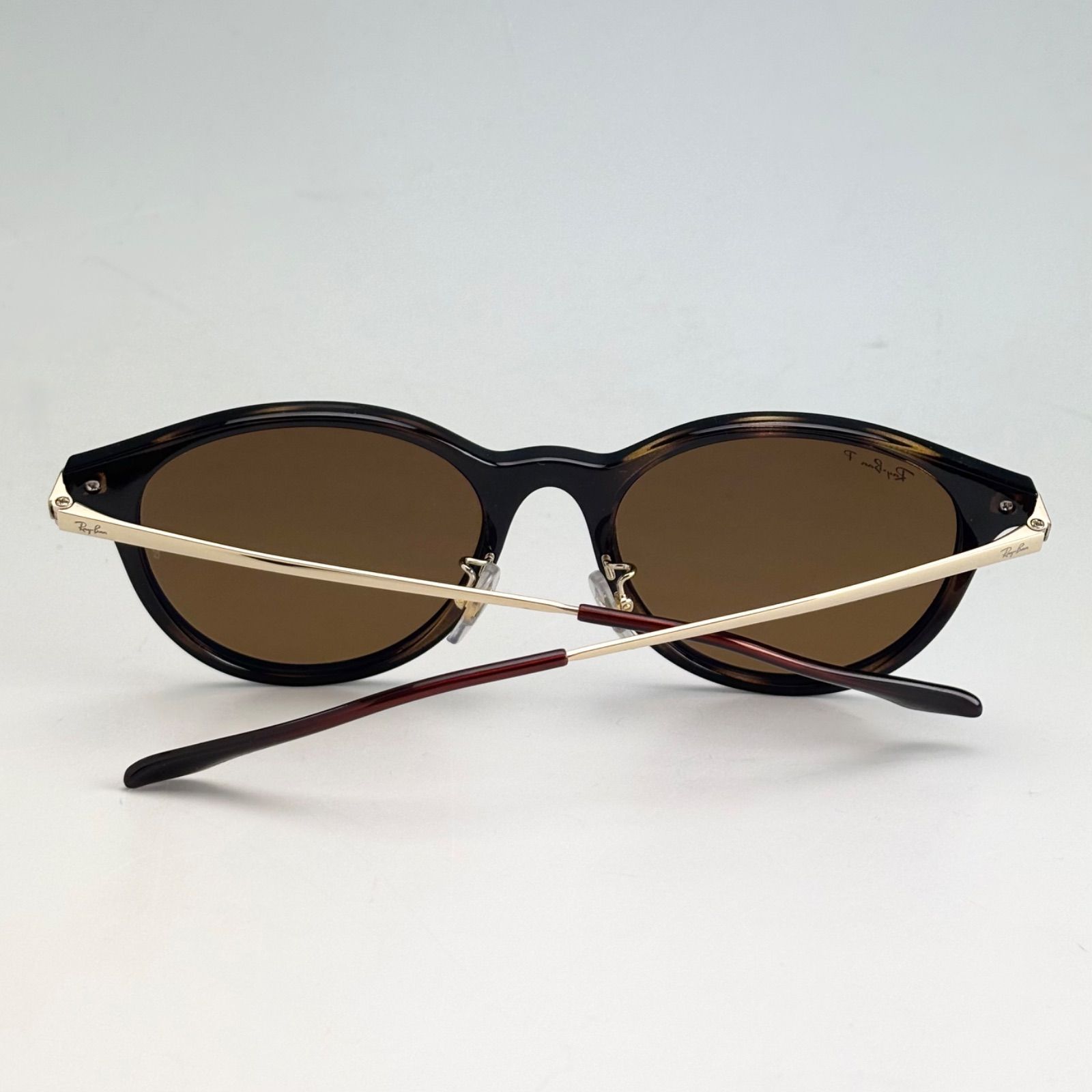 美品 RayBan RB4334D 偏光レンズ ウェリントン サングラス