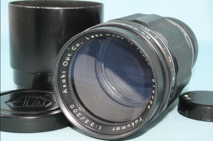 最初期 PENTAX Takumar 200m F3.5 返品保証 ペンタックス M42マウント