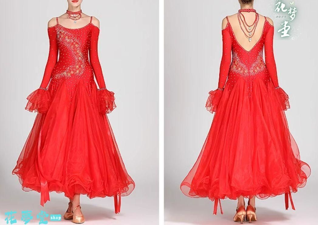 25年 社交ダンスドレス ドレス モダンダンス 刺繍 オーダーメイド 撮影会 舞台 イベント 原野空間-105 LLC-HASEGAWATOSO_COM