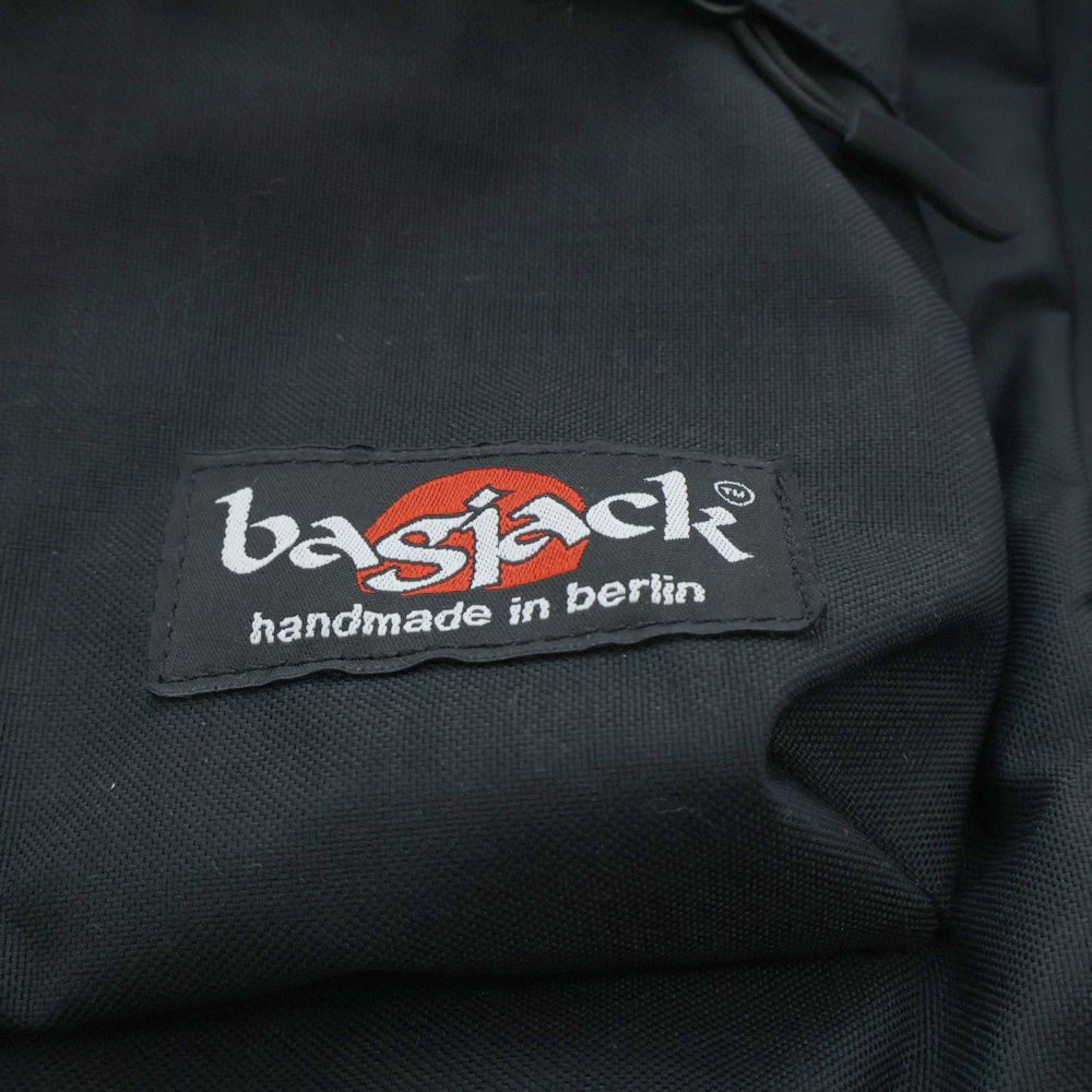 BAGJACK (バッグジャック) ×Bshop Square Rucksack ビショップ別注 スクエアリュックサック フロントロゴ バックパック  ブラック - メルカリ