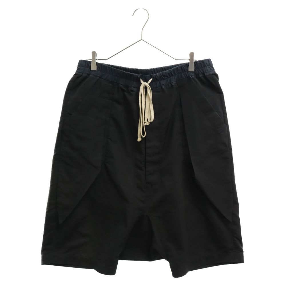 Rick Owens (リックオウエンス) 16SS Anthem Cargo Shorts RU16S3392-T アンセム カーゴ ショートパンツ  ショーツ ハーフパンツ サルエル ブラック - メルカリ