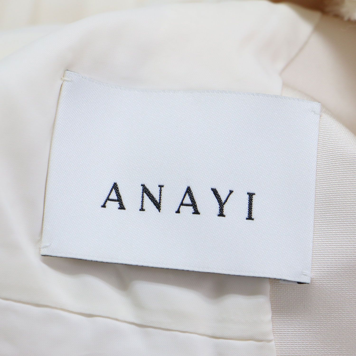 ANAYI アナイ ジレ ホワイト 白 サイズ:34(XS) | 24春夏 フィルム 