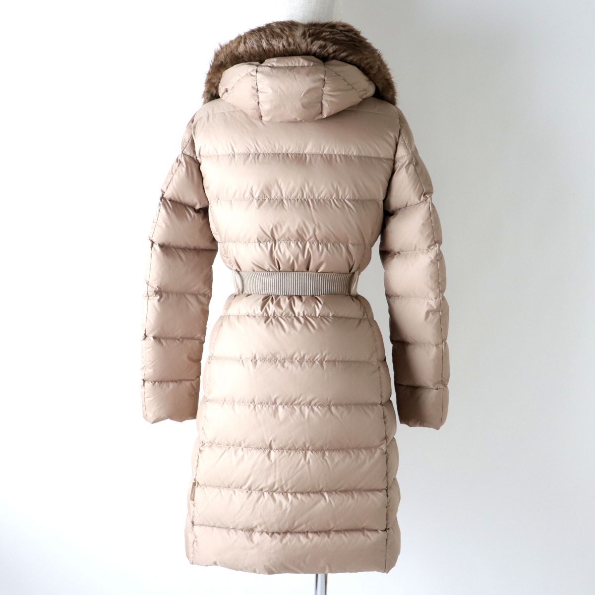 モンクレールMONCLER FABREFUR ファー付きベルトダウンコート 黒3 | DCブランド古着通販プレイフル