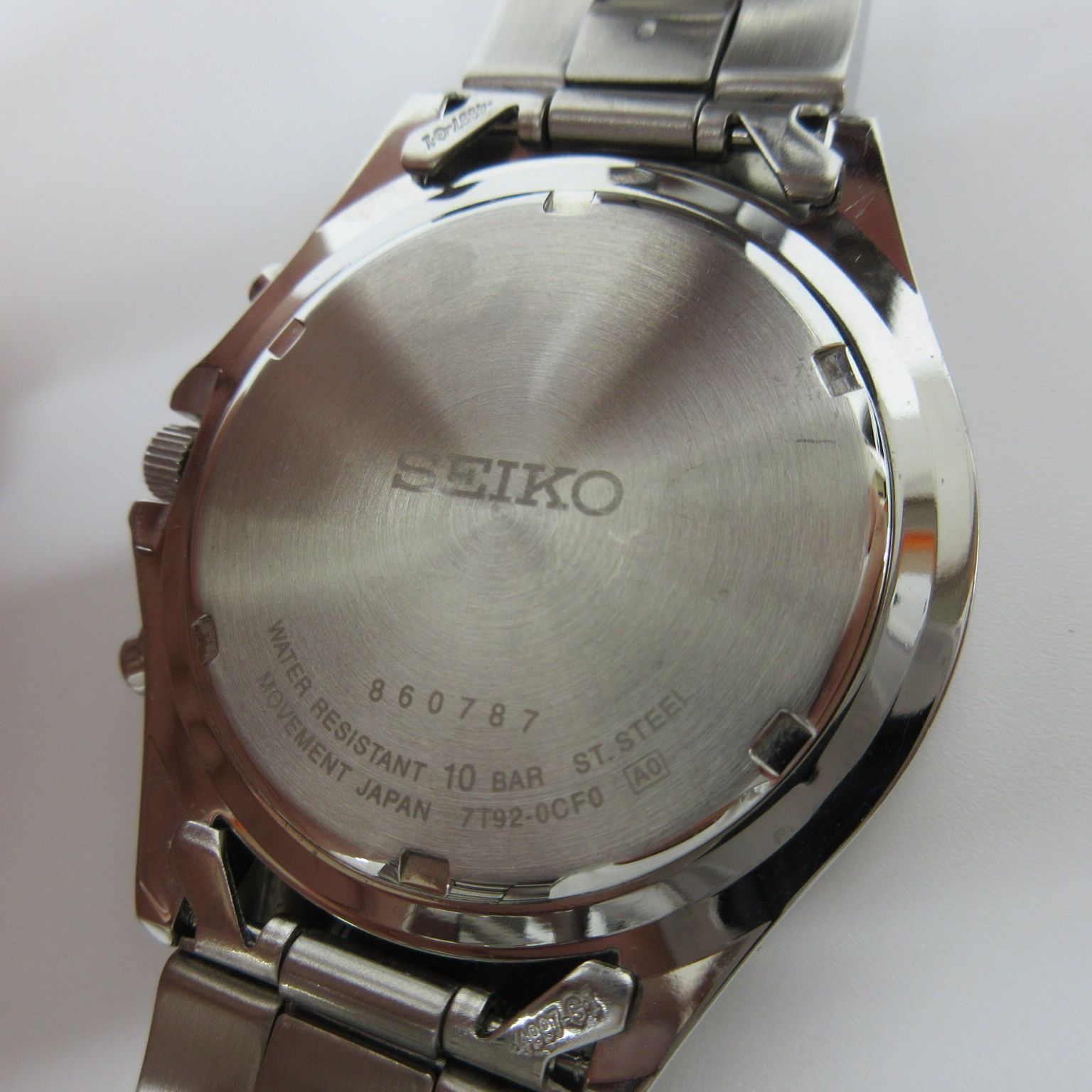 SEIKO セイコー 7T92-0CF0 パイロット クロノグラフ 稼働品 腕時計 