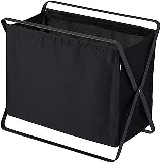 山崎実業 Yamazaki 手荷物 収納 ボックス ブラック 約W46×D29×H40cm 使用時 タワー tower 折りたたみ 荷物置き 3545
