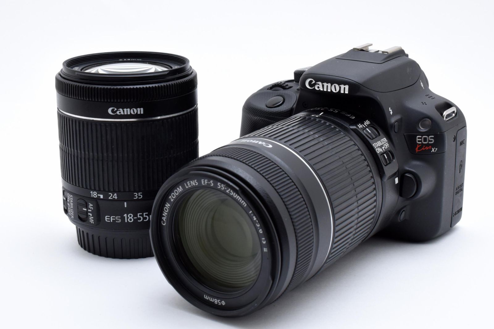115 Canon Kiss X7 ダブルズームセットスポーツ撮影セット
