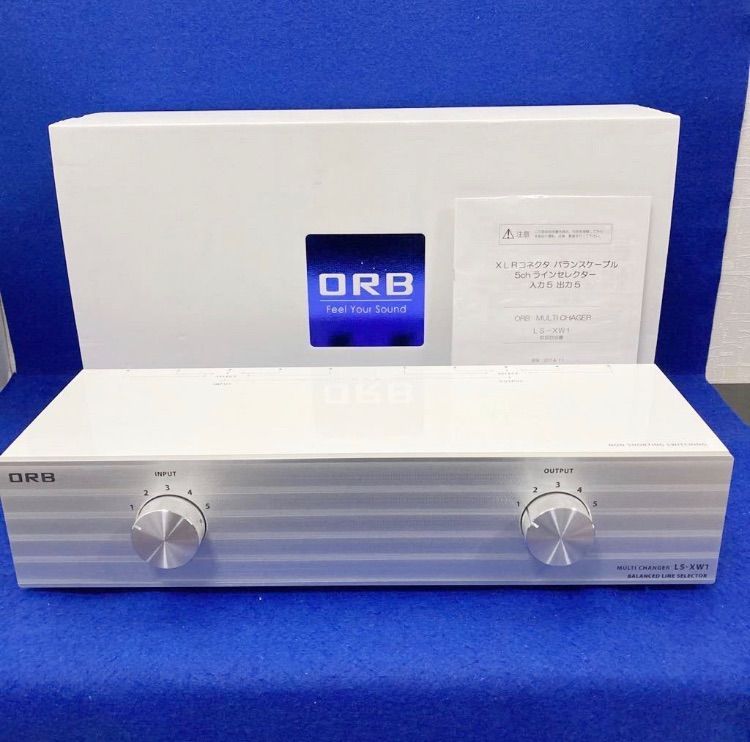 ☆ORB LS-XW1 XLRコネクタ 5ch ラインセレクター 日焼け変色有り 