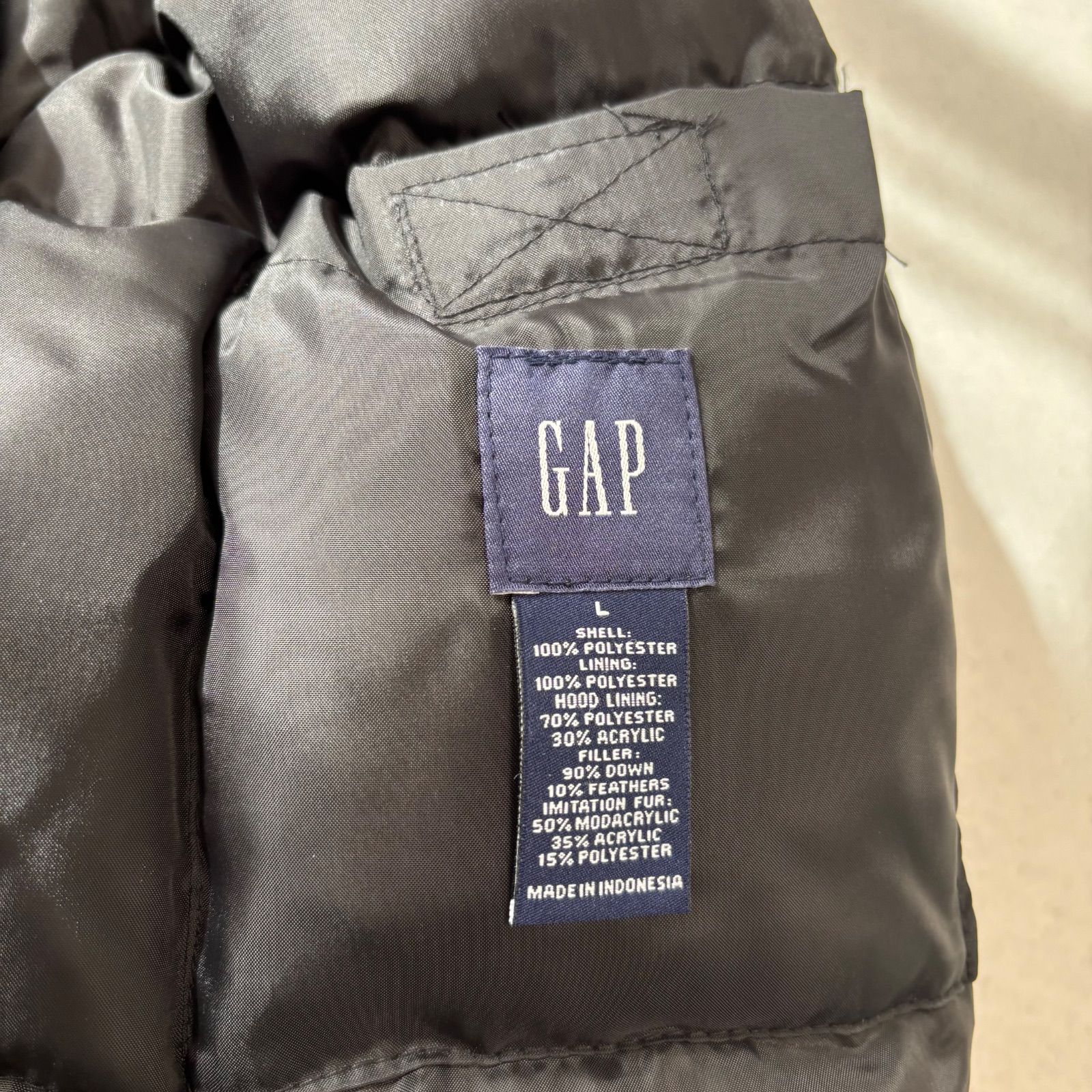 GAP flight jacket type n2b n-2b down jacket black L ダウン 
