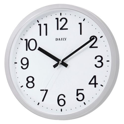 リズムSNOOPY (スヌーピー) 掛け時計 銀色 4KG712MA19 リズム