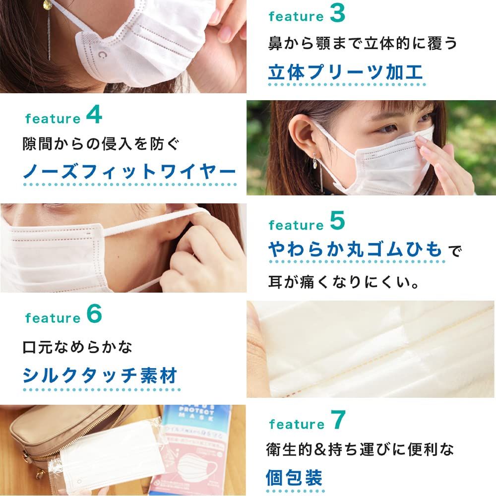 クレベ&アンド ウイルスプロテクトマスク(5枚入り) クリアランス