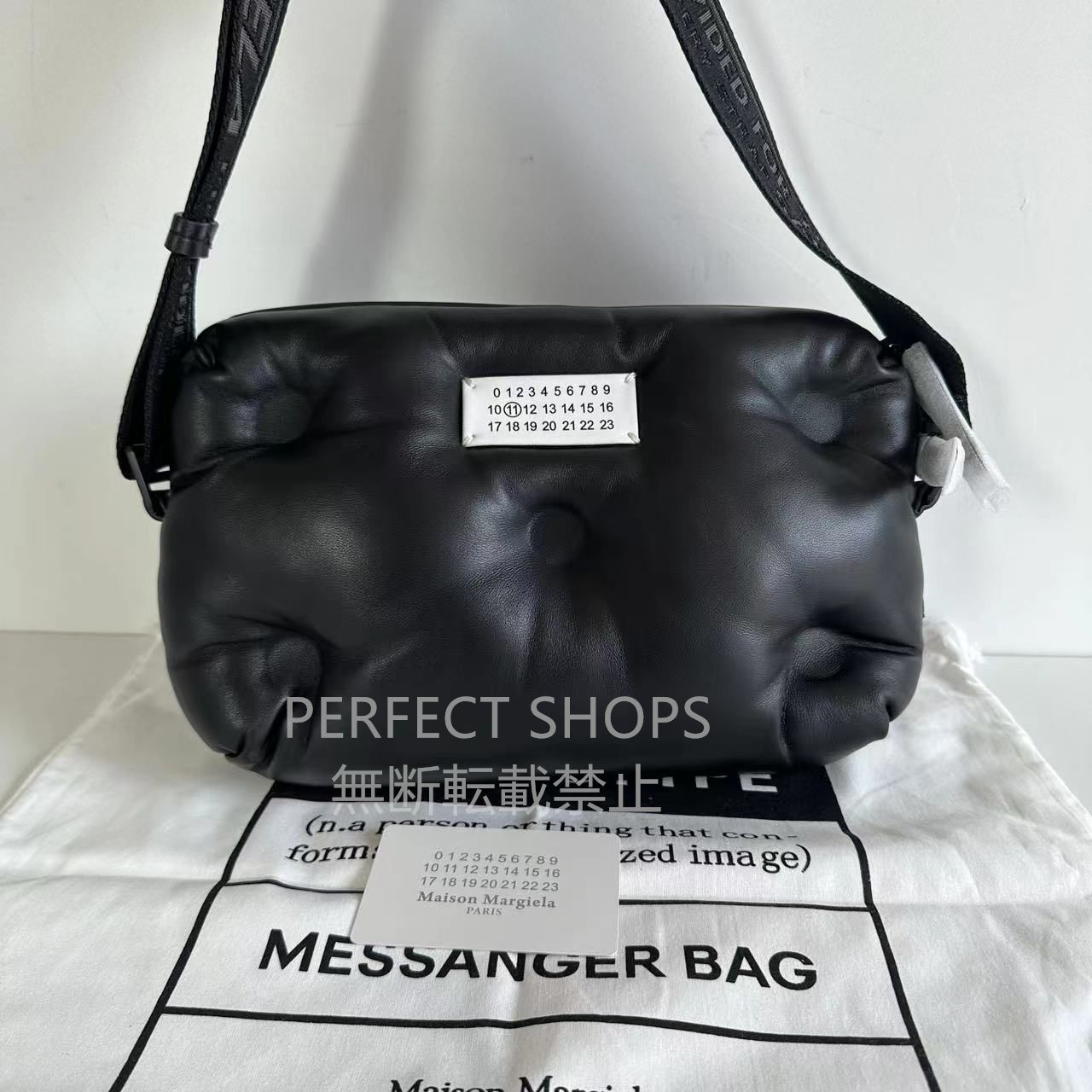 新品未使用☆ Maison Margiela Glam Slam メゾンマルジェラ グラムスラム ショルダーバッグ ブラック 男女兼用 - メルカリ