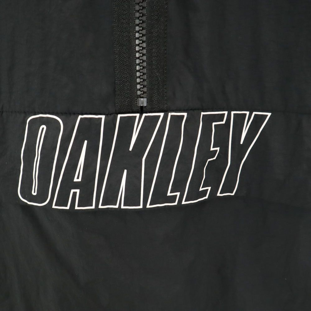 OAKLEY ブラック ジャケット L オークリー 長袖 アノラック ジャケット L ブラック OAKLEY プル