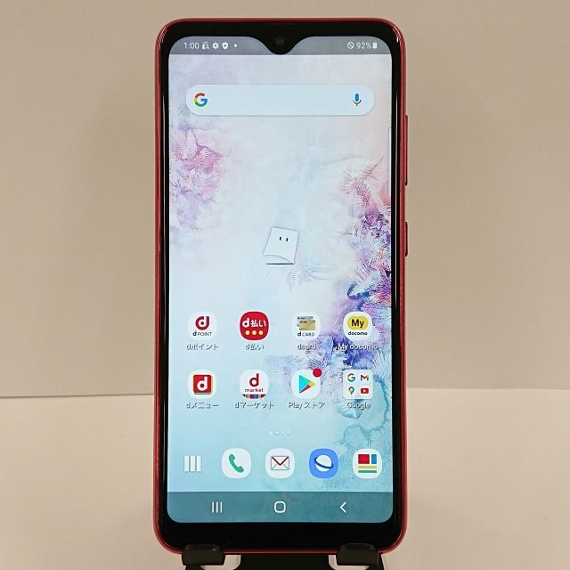 【みほ様専用ページ】Galaxy A20 SC-02M ドコモ レッド 送料無料 本体 c07931