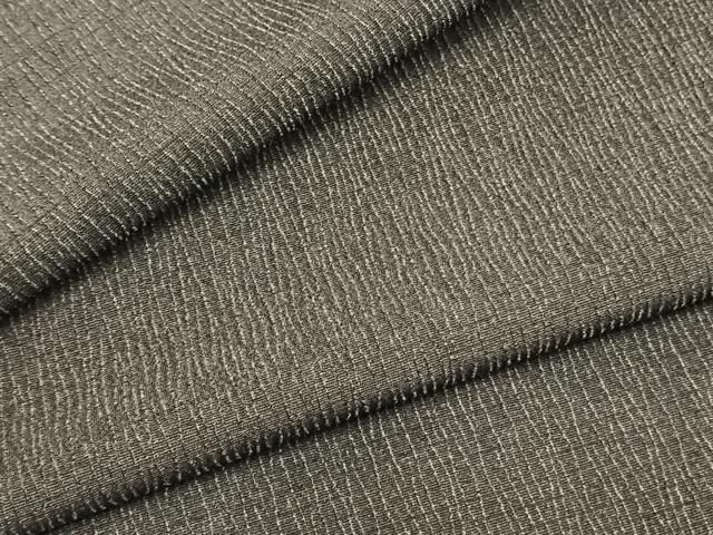 平和屋着物▽男性 お召 単衣 霞文 正絹 AABB2297fy