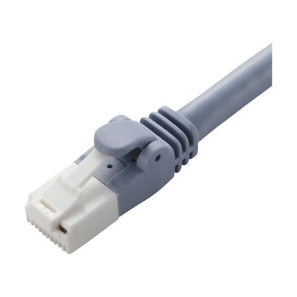 (まとめ) エレコム ツメ折れ防止LANケーブル（Cat6A対応） ブルー 3.0m LD-GPAT／BU30 1本  