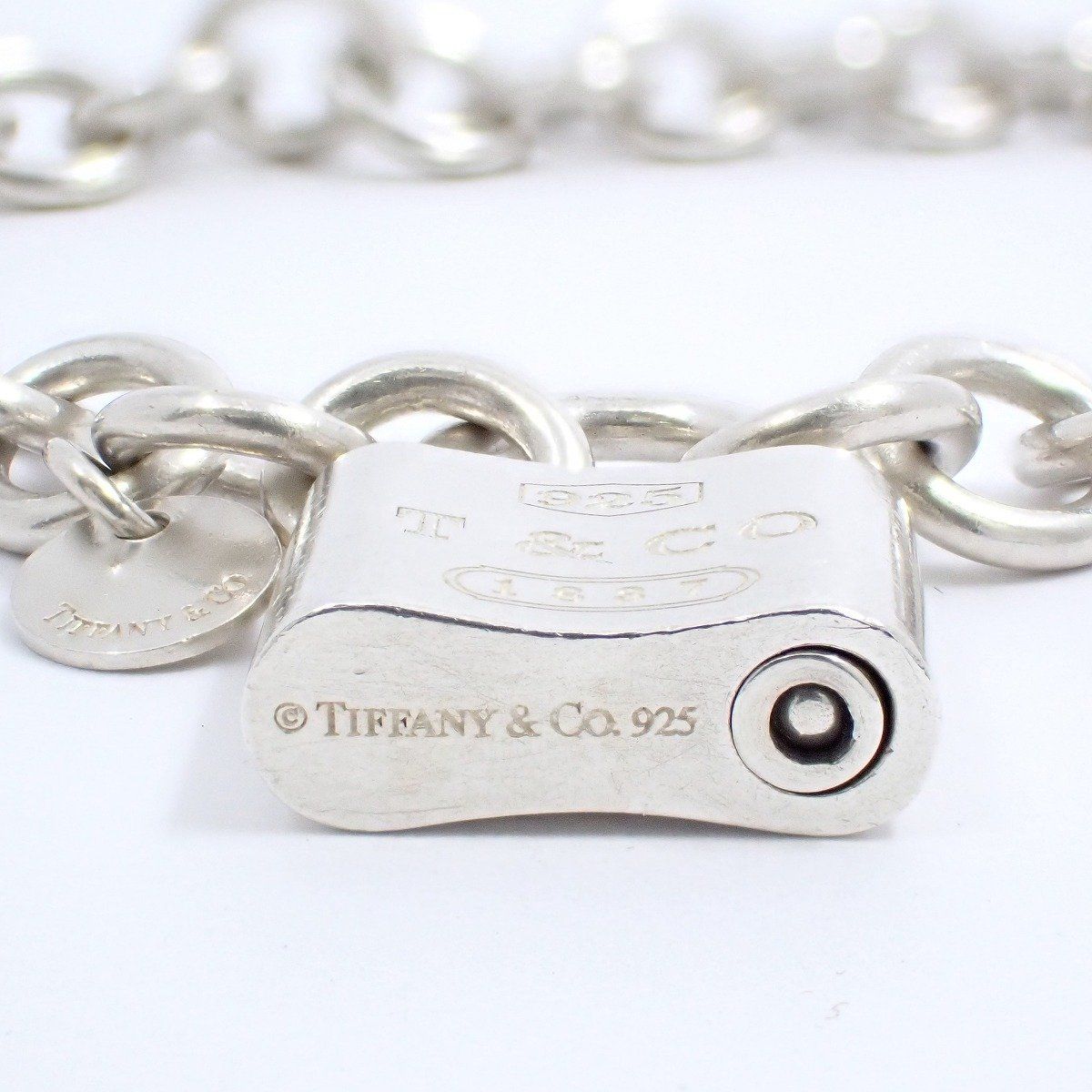 ティファニー　シルバーブレスレット　1837チャームブレスレット TIFFANY＆CO ティファニー メイカーズナローチェーン