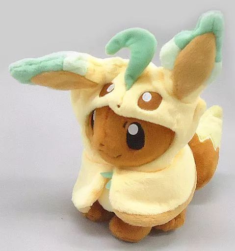 中古】ぬいぐるみ イーブイ(リーフィアポンチョ) ポンチョシリーズ