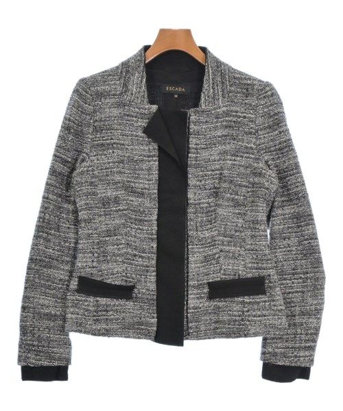 ESCADA ノーカラージャケット 34 ESCADA ノーカラージャケット レディース 【古着】【中古】【送料無料